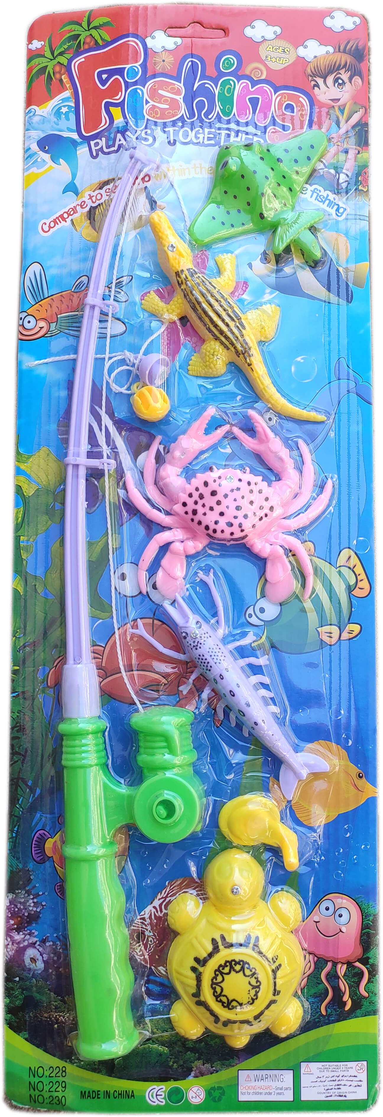 Детска играчка комплект Въдица с риби 7 части 292600 | Kristaltoys ...